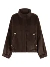 Giorgio Armani Relaxed Fit Cropped Jacket With Decorative Buttons