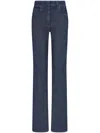 Giorgio Armani High-rise Bootcut Jeans In Blue