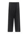 Giorgio Armani High-waist Pleated Tapered Trousers In Black