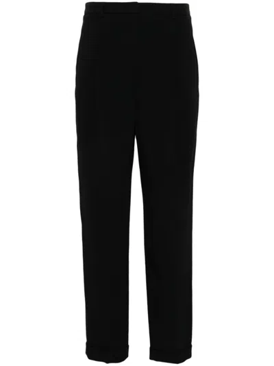 Giorgio Armani High-waist Tailored Pants With Straight-leg Silhouette