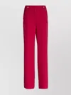 Giorgio Armani High Waist Wide Leg Trousers With Golden Buttons