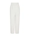 Giorgio Armani High-waisted Casual Pants In White