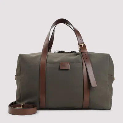 Giorgio Armani Holdall Bag - 47cm X 29cm X 24cm In Brown