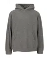 Giorgio Armani Hooded Knitted Sweatshirt In Gray