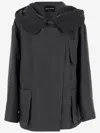 GIORGIO ARMANI HOODED LINEN JACKET