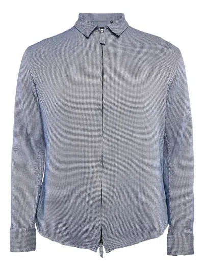 Pre-owned Giorgio Armani Houndstooth-pattern Shirt