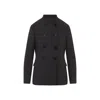 Giorgio Armani Tailored Jacket With Double-breasted Button Detailing In Black