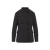 Giorgio Armani Tailored Jacket With Double-breasted Button Detailing In Black