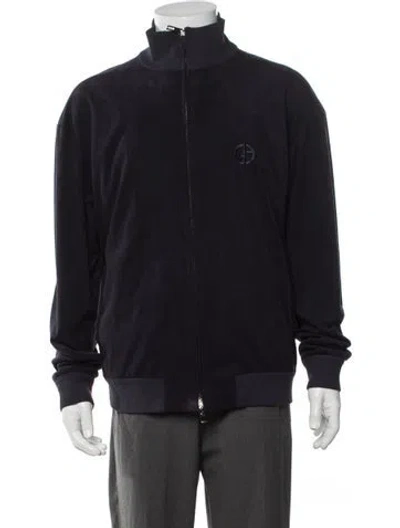 Pre-owned Giorgio Armani Jacket In Blue