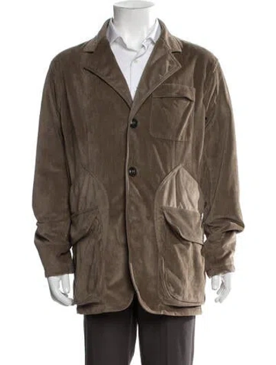 Pre-owned Giorgio Armani Jacket In Brown