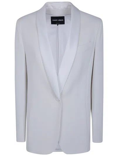 Giorgio Armani Jacket Classic Blazer In White