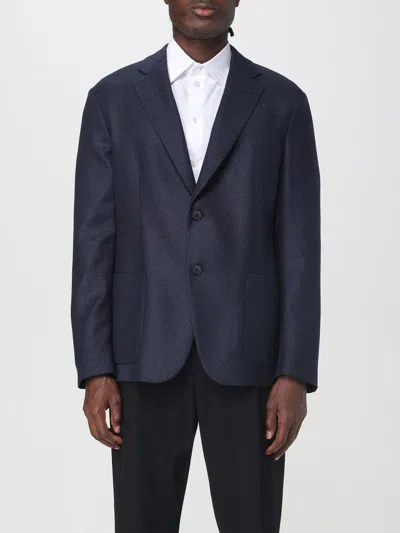 Giorgio Armani Jacket  Men Color Blue