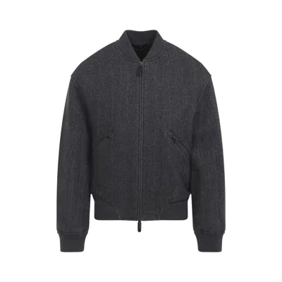 Giorgio Armani Blouson Jacket In Gray