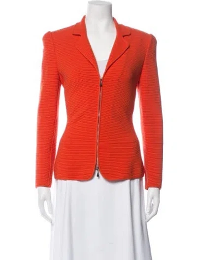 Pre-owned Giorgio Armani Jacket In Orange