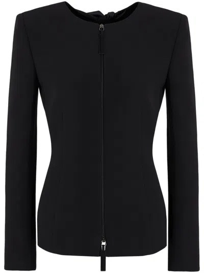 Giorgio Armani Jacket With Hole On Back In Black