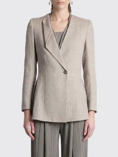 Giorgio Armani Jacket Woman  In Gray