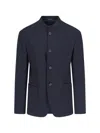 Giorgio Armani Single-breasted Virgin Wool Blazer