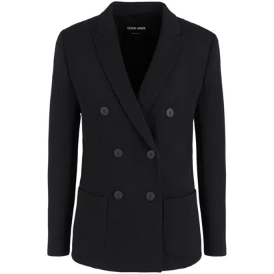 Giorgio Armani Jackets In Black