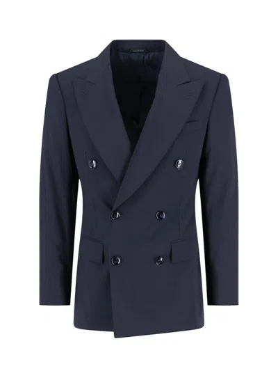 Giorgio Armani Jackets In Blue