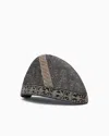 Giorgio Armani Jacquard Silk And Wool Jacquard Side Cap In Multi