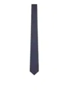 Giorgio Armani Silk Tie With Jacquard Micro-pattern
