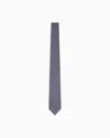 Giorgio Armani Jacquard Silk Tie In Blue