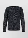 Giorgio Armani Men's Embroidered Jacquard Sweater
