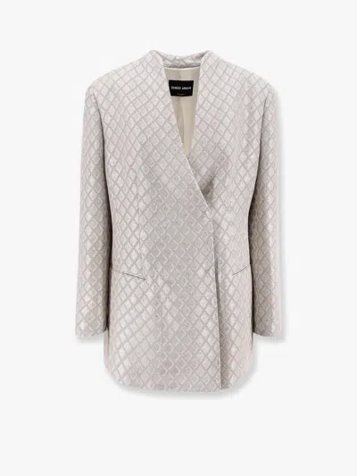 GIORGIO ARMANI JERSEY BLAZER WITH ALL-OVER SEQUINS