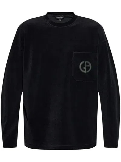 Giorgio Armani Jumper Clothing In Black
