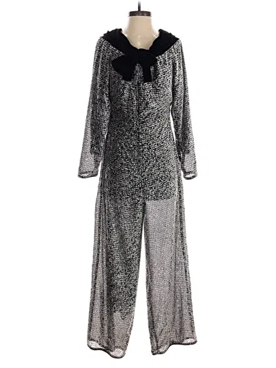 Pre-owned Giorgio Armani Jumpsuit In Silver