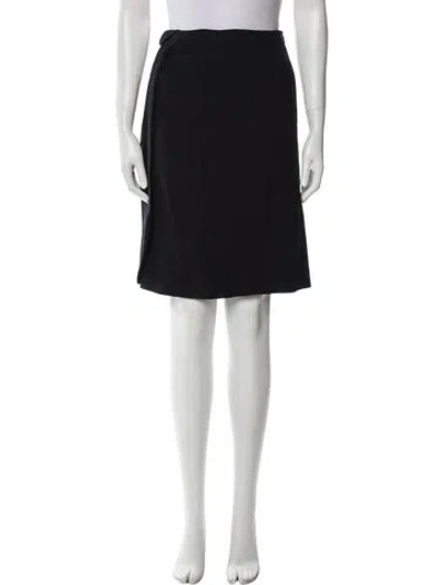 Pre-owned Giorgio Armani Knee-length Skirt In Black