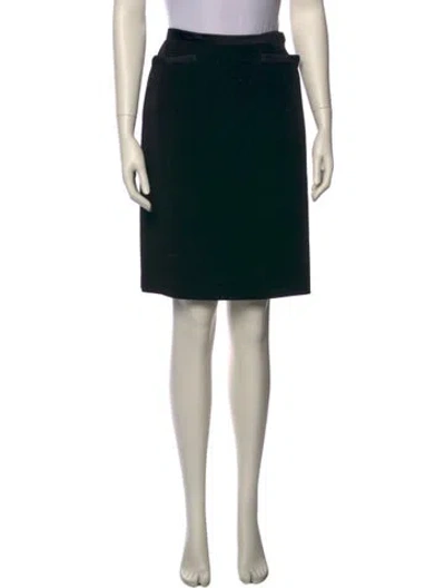 Pre-owned Giorgio Armani Knee-length Skirt In Black