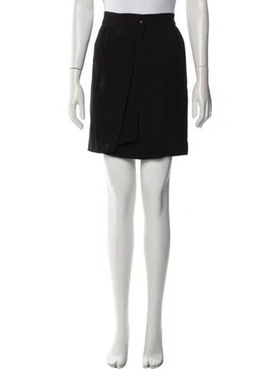 Pre-owned Giorgio Armani Knee-length Skirt In Black