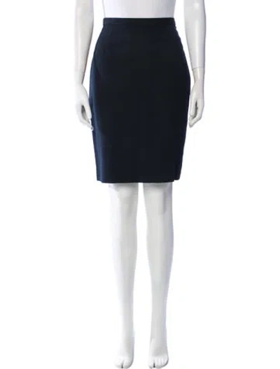 Pre-owned Giorgio Armani Knee-length Skirt In Blue