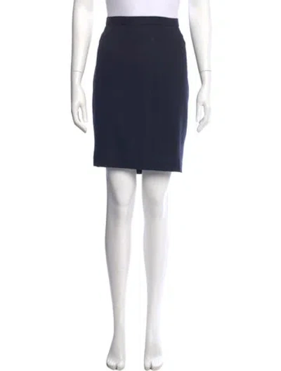 Pre-owned Giorgio Armani Knee-length Skirt In Blue