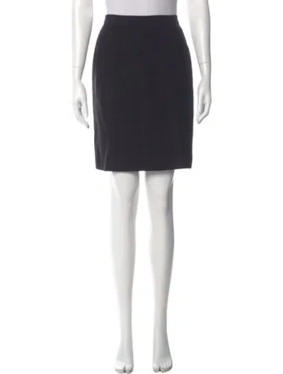 Pre-owned Giorgio Armani Knee-length Skirt In Gray