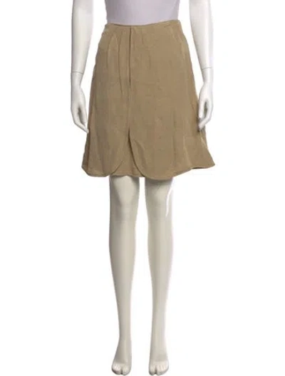 Pre-owned Giorgio Armani Knee-length Skirt In Neutral