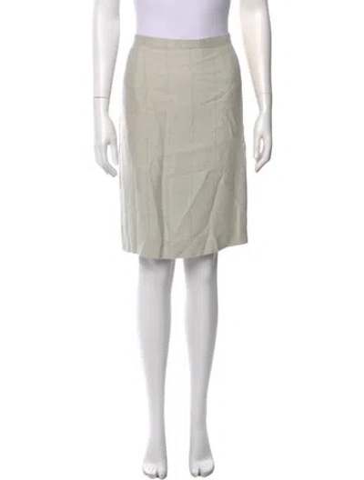 Pre-owned Giorgio Armani Knee-length Skirt In Neutral