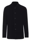 Giorgio Armani Knitted Buttoned Cardigan In Black