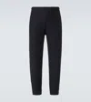 Giorgio Armani Knitted Sweatpants In Black