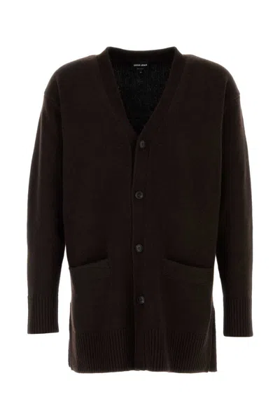 Giorgio Armani Knitwear In Brown