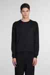 Giorgio Armani Knitwear In Black Silk In Black