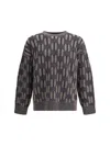 Giorgio Armani Men Crewneck Sweater In Gray