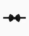 Giorgio Armani Knotted Bow Tie In A Lurex And Viscose Blend
