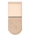 Giorgio Armani Knurled Money Clip In Gold