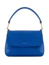 Giorgio Armani La Prima Flap Shoulder Bag In Blue