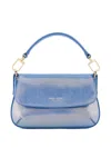 Giorgio Armani La Prima Flap Shoulder Bag In Blue