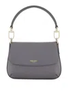 Giorgio Armani La Prima Flap Shoulder Bag In Gray