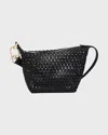 Giorgio Armani La Prima Rhinestone Silk Hobo Bag