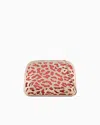 Giorgio Armani La Prima Satin And Metal Clutch Bag In Orange